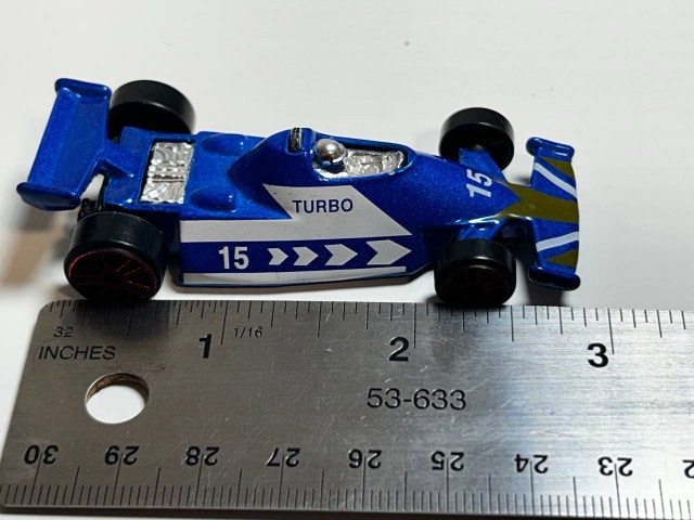 Maisto Indy Racing Car Turbo Diecast #15 Blue Red Race Toy - photo 4
