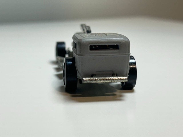 Vintage 1996 Mattel Hot Wheels Silver Blue Flames Twin Engine - photo 4