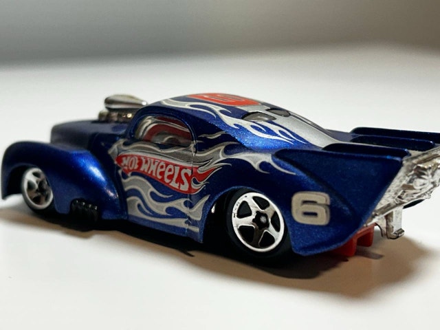 Hot Wheels Racing '41 Willys Metalflake Blue #6 Die Cast Toy - photo 4