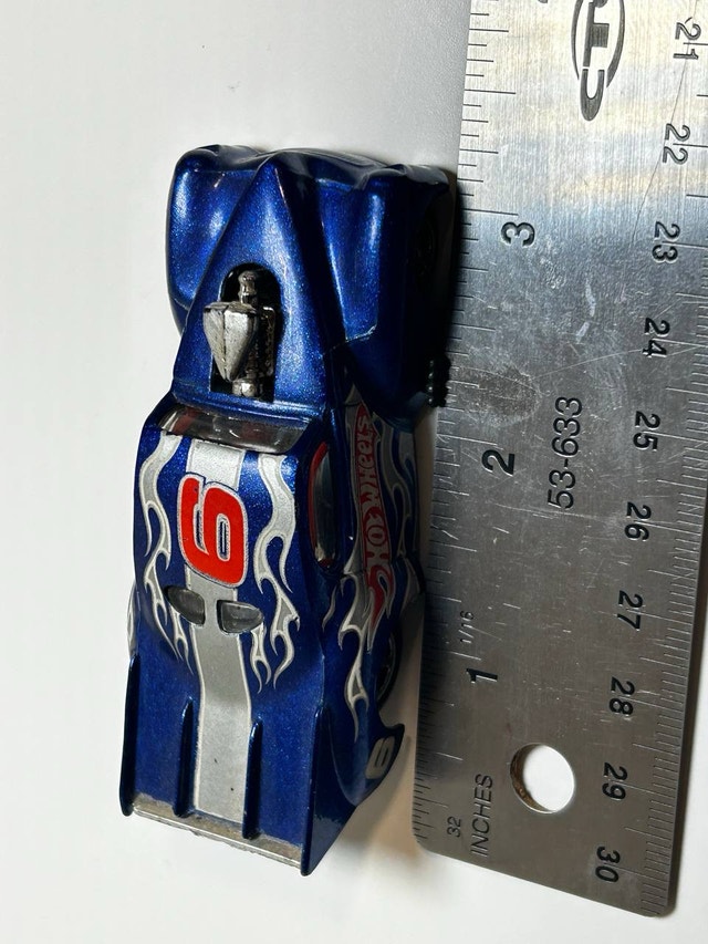 Hot Wheels Racing '41 Willys Metalflake Blue #6 Die Cast Toy - photo 5