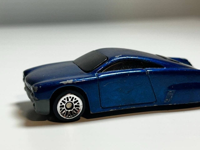 1999 Hot Wheels Lead Sled Blue Die Cast Car - McDonald's