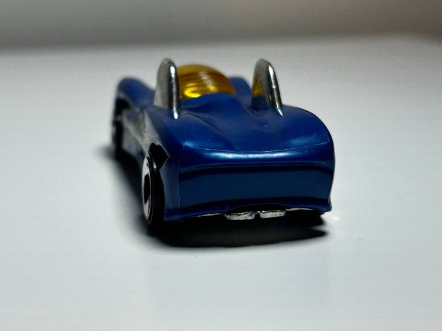 1995 Hot Wheels Power Pipes Blue & Orange Loose Die Cast Car - photo 3
