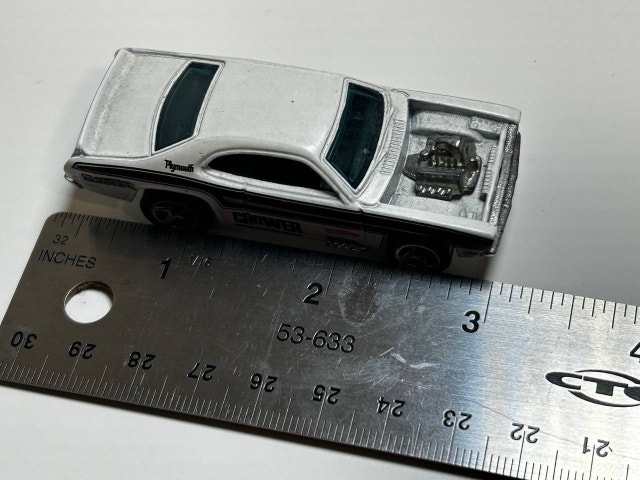 2007 Hot Wheels PLYMOUTH DUSTER THRUSTER White - photo 5