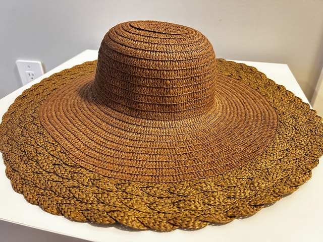 Brown Sun Hat - 18 Inch Diameter