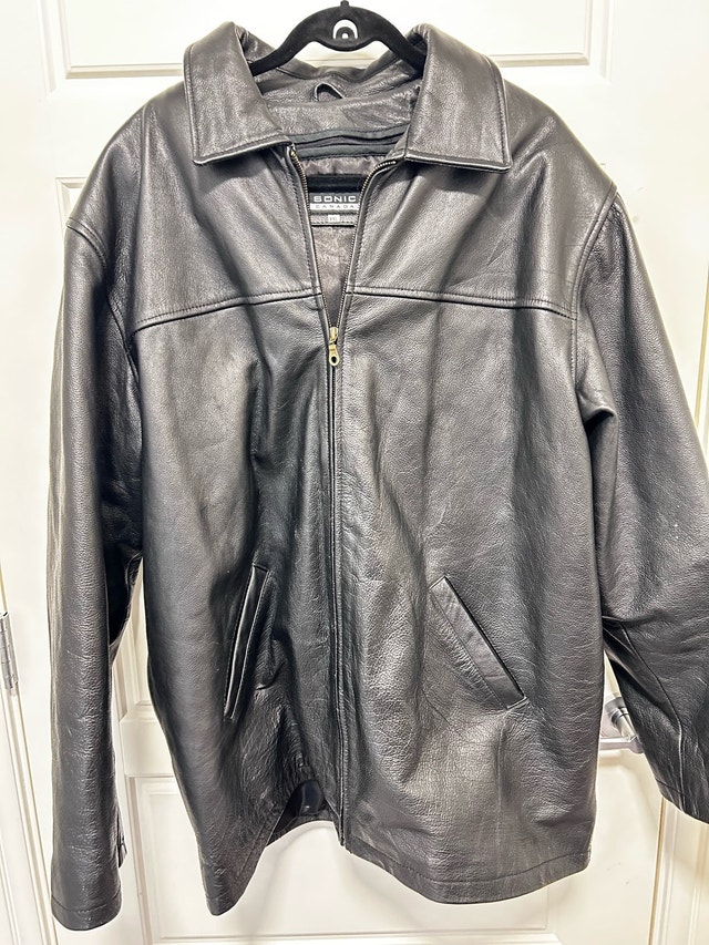 Sonic Canada Leather Jacket size XXL UCL-6623
