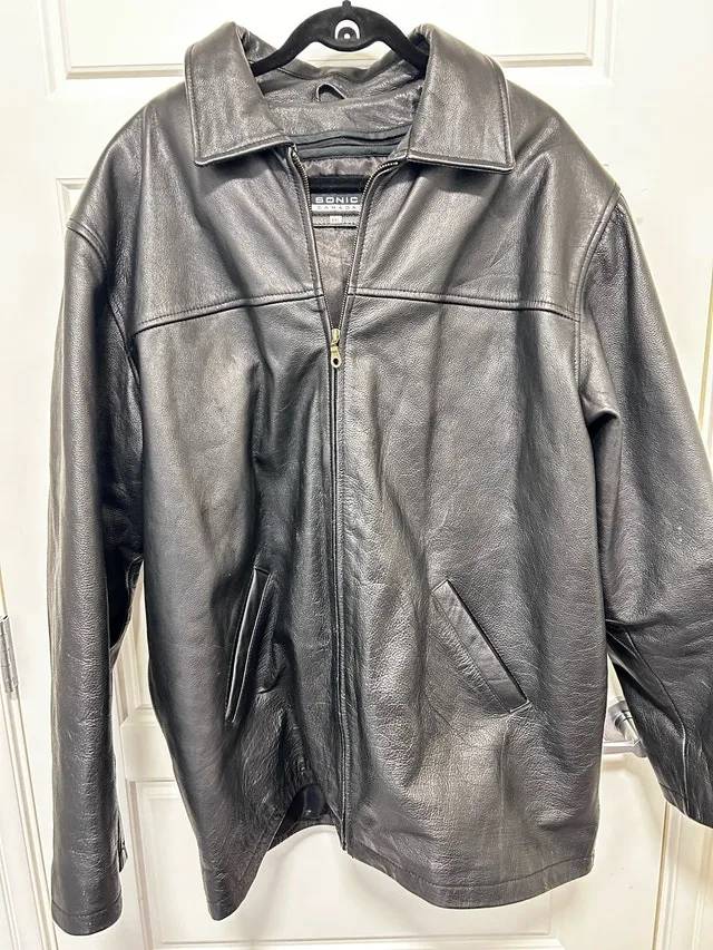 Sonic Canada Leather Jacket size XXL UCL-6623