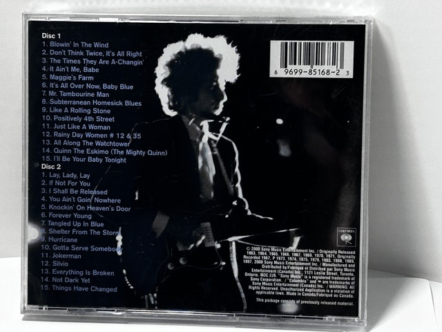 The Essential Bob Dylan 2-Disc CD - photo 2