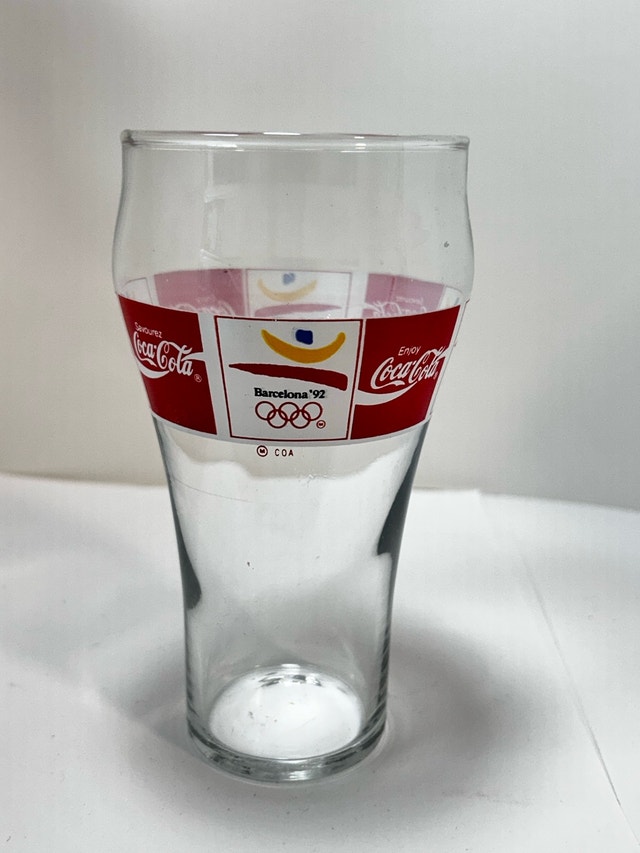 Coca-Cola Barcelona 92 Olympics Glass