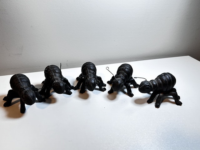 Cast Iron Ants