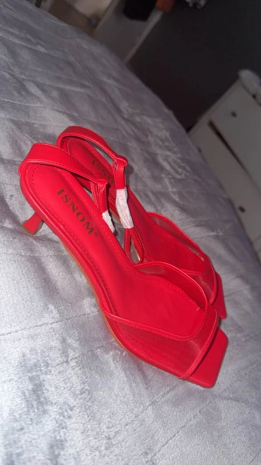 Red kitten heels - photo 2