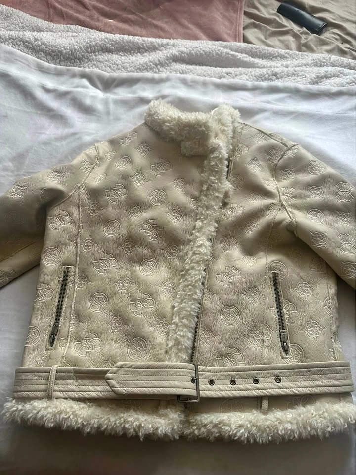 Guess Sheep Fur Jacket