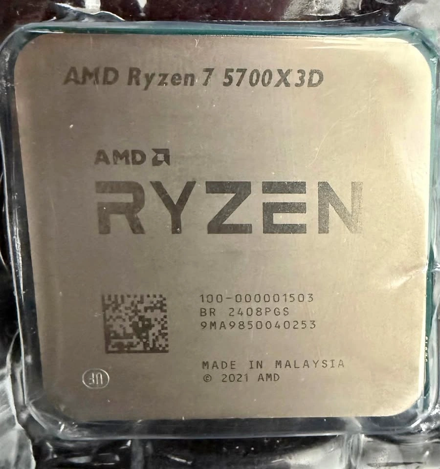 Elite Gaming Power!  Open Box AMD Ryzen 7 5700X3D CPU
