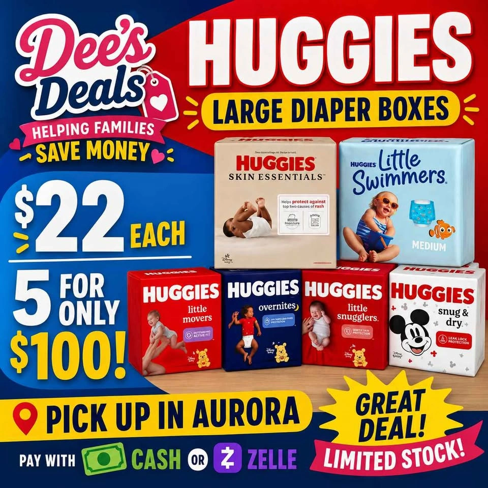 Huggies Diapers ONLY $22 a box or 5 for $100 - photo 2