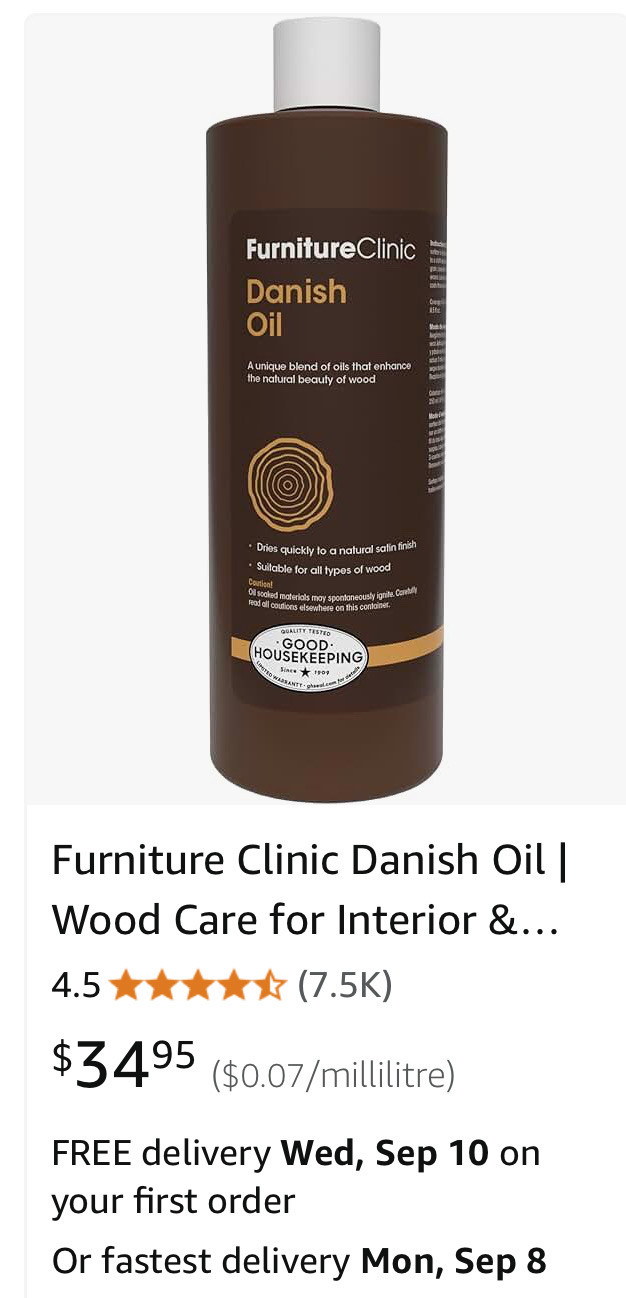 Furniture Clinic Danish Oil | Wood Care - photo 5