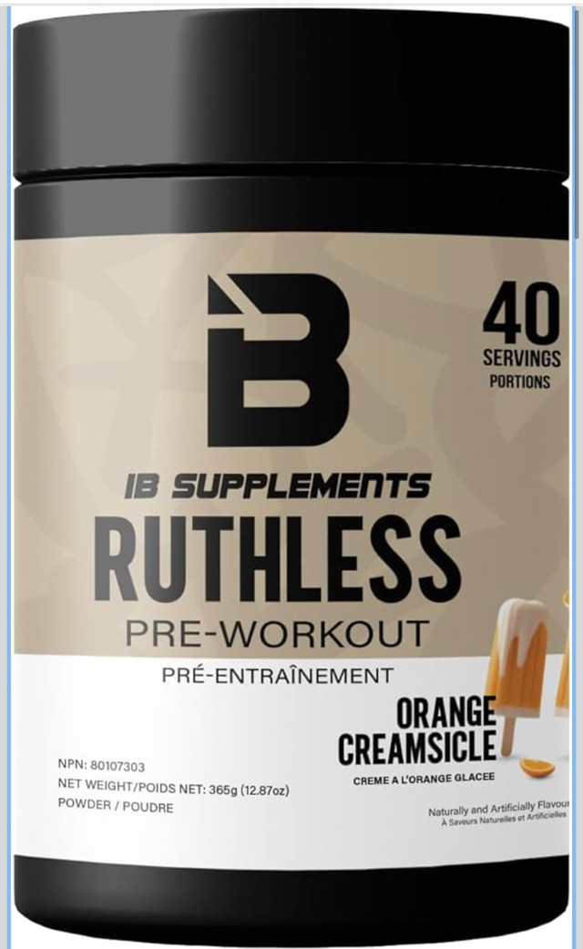 Iron Brothers Ruthless Pre workout Orange Creasicle