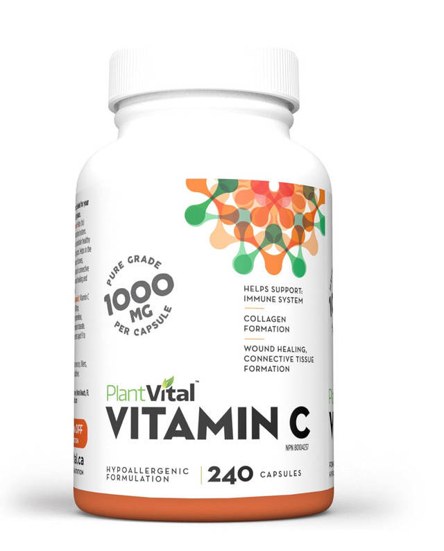 PlantVital Vitamin C 1000mg - Made in Canada - - photo 2