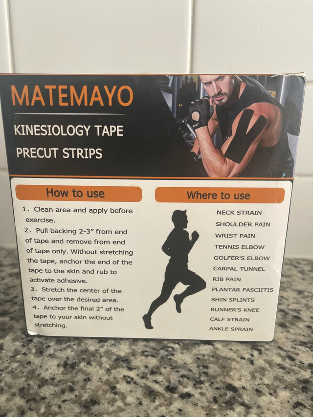 Kinesiology Elastic Tape Brand New-4 rolls  - Factory sealed- - photo 2