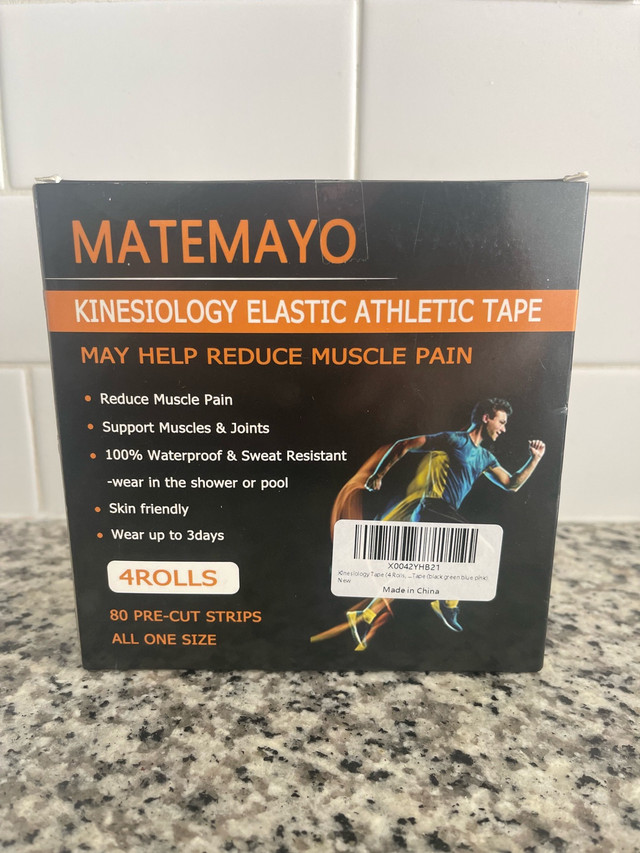 Kinesiology Elastic Tape Brand New-4 rolls  - Factory sealed- - photo 3