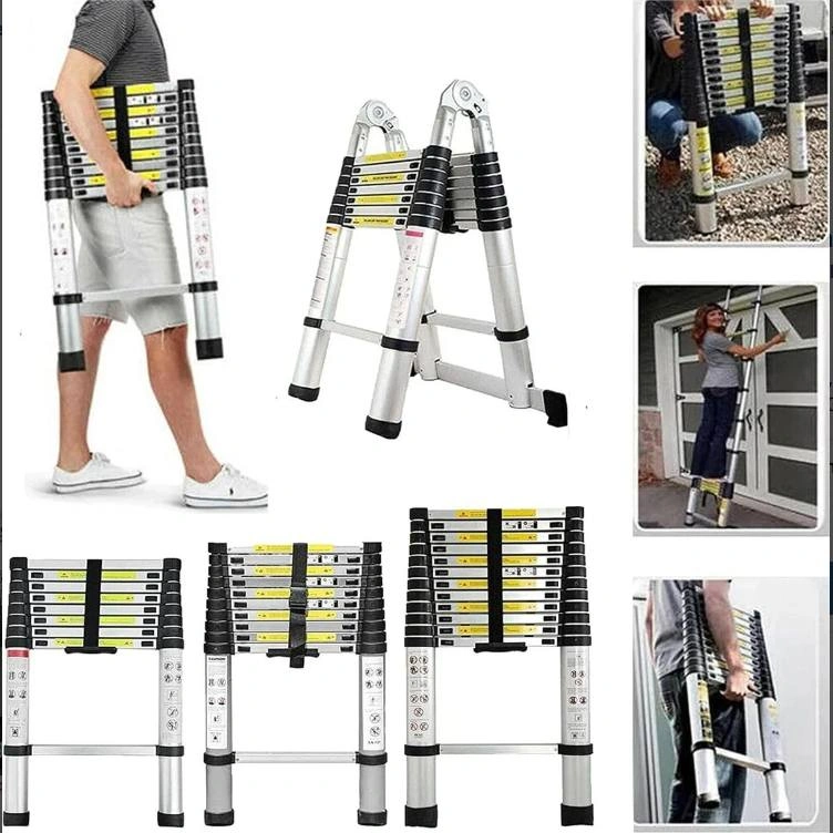 Telescopic Ladder Folding Aluminium 5+6 steps - photo 5