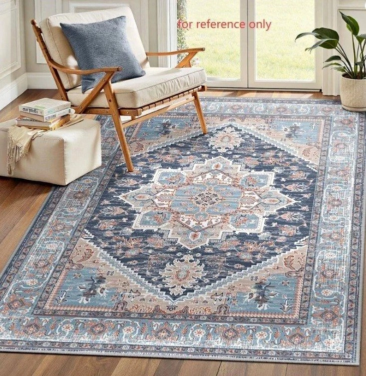 NEW Area Rug 9x12, Navy blue