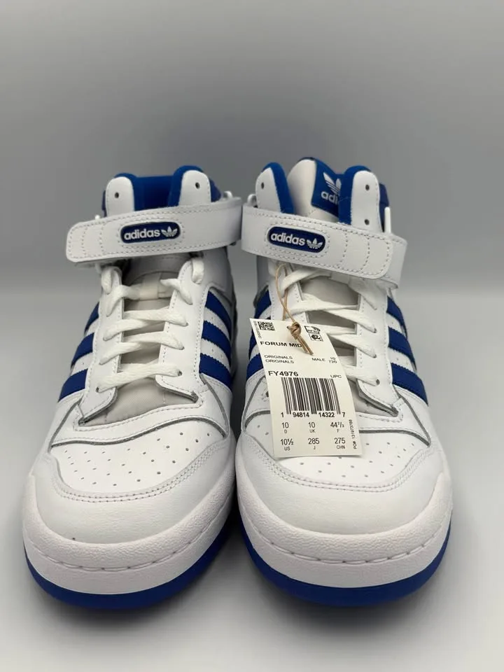 Adidas Forum Mid Royal Blue & White - Size 10.5 image indicator(2)