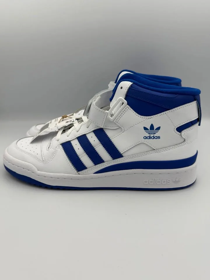 Adidas Forum Mid Royal Blue & White - Size 10.5 image indicator(3)