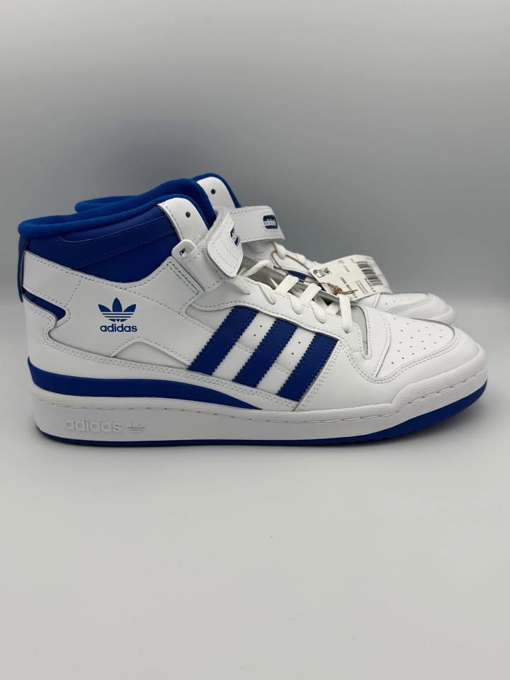 Adidas Forum Mid Royal Blue & White - Size 10.5 - photo 5