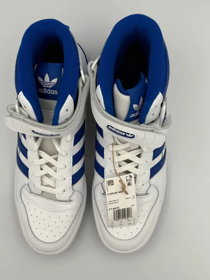 Adidas Forum Mid Royal Blue & White - Size 10.5 image indicator(7)