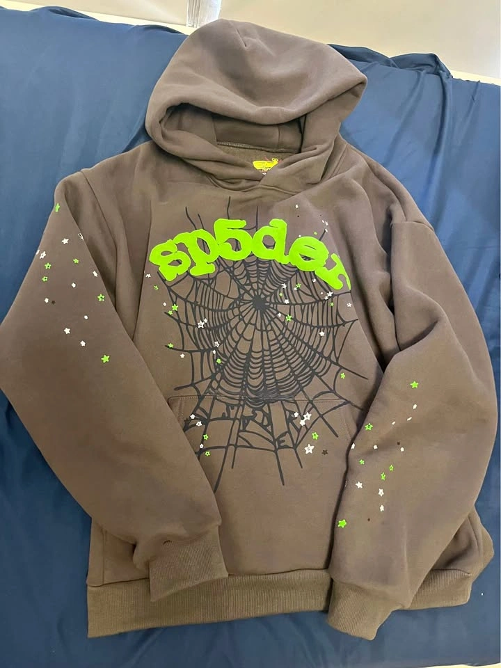 Slate Grey sp5der hoodie
