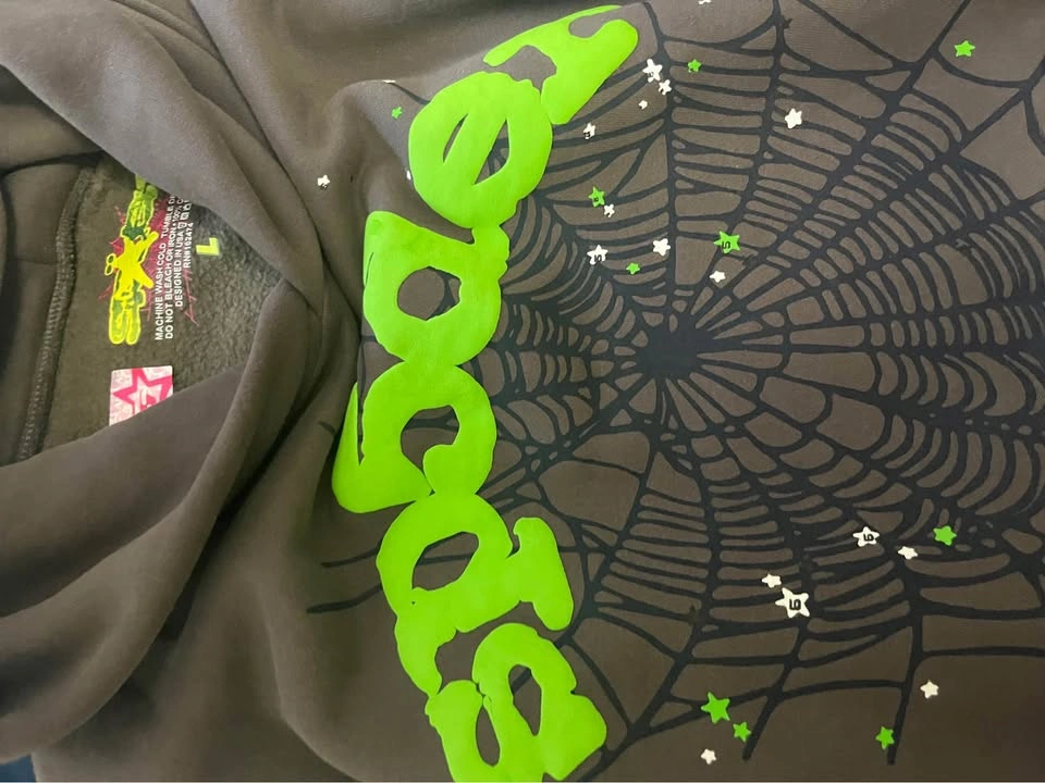 Slate Grey sp5der hoodie - photo 2