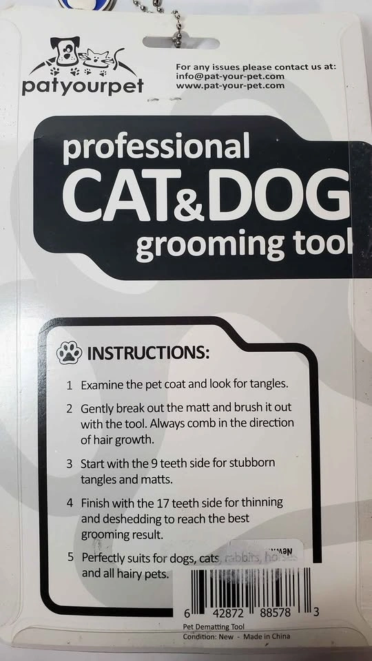 Pat Your Pet Deshedding Dog Brush - photo 4