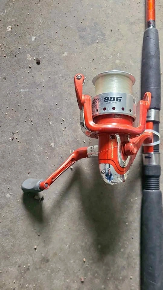 Berkley Fusion 206 Spinning Reel and Rod Combo 7 foot reel