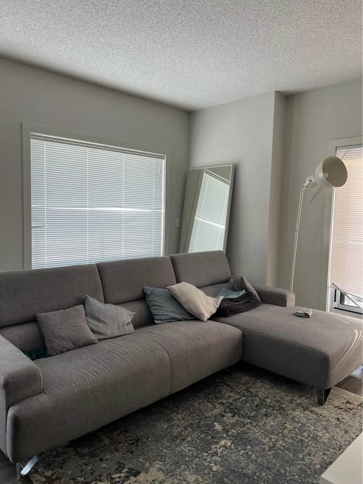 Grey Sectional Couch & living room furniture - photo 3