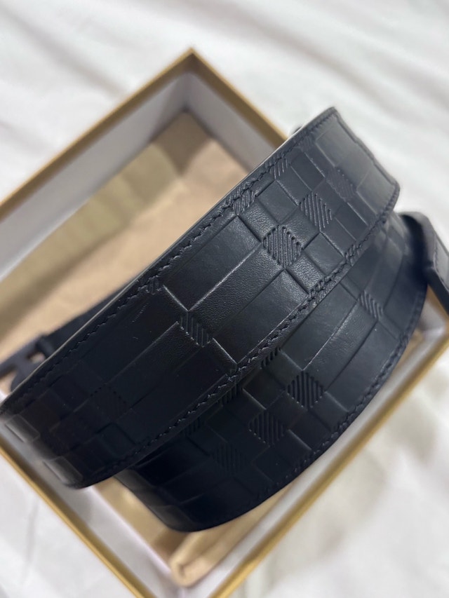 Burberry Belt Black Leather Belt - photo 2