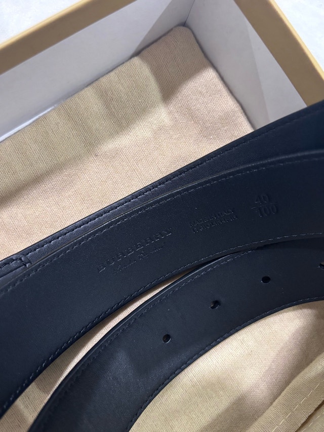 Burberry Belt Black Leather Belt - photo 3