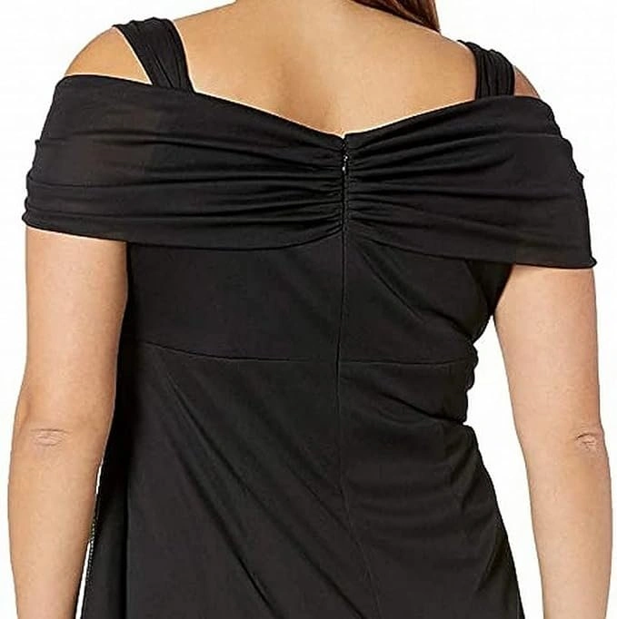 NWT Alex Evenings Cold Shoulder Dress - Size 6p - photo 2