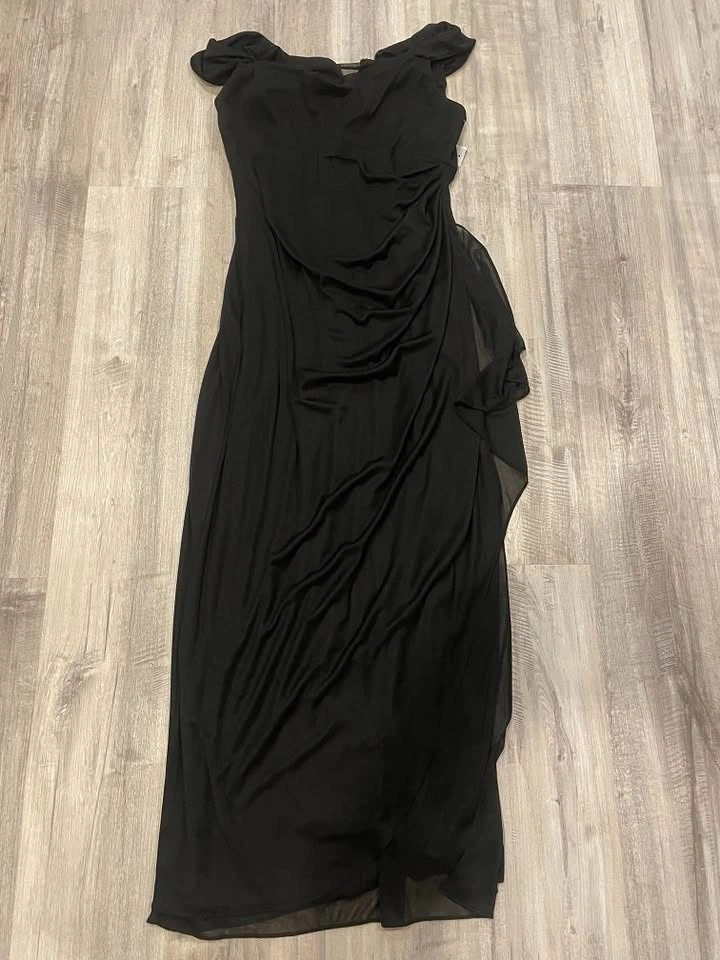 NWT Alex Evenings Cold Shoulder Dress - Size 6p - photo 4