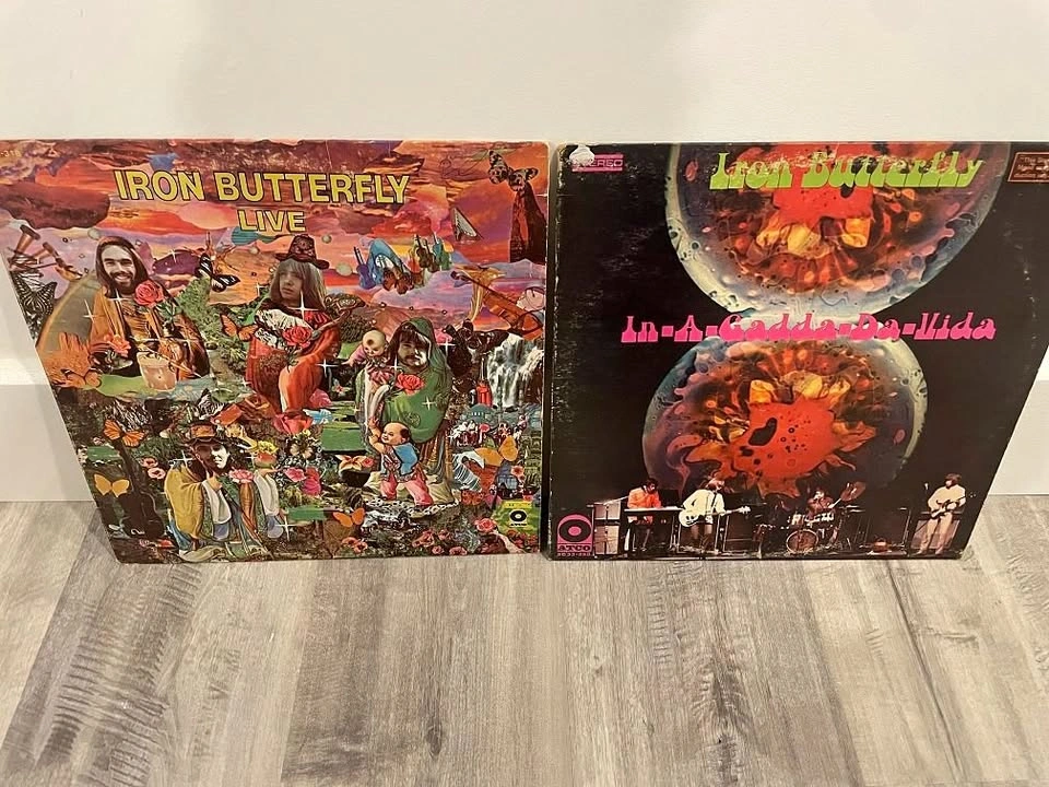 Iron Butterfly Vtg Vinyl LPs - Lot of 2