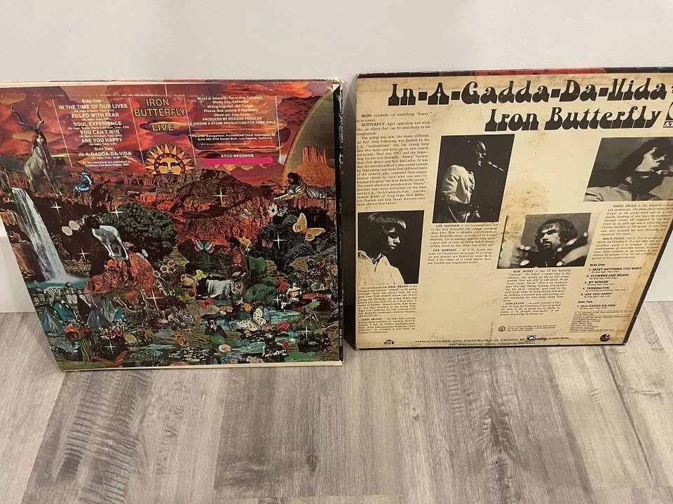 Iron Butterfly Vtg Vinyl LPs - Lot of 2 - photo 2