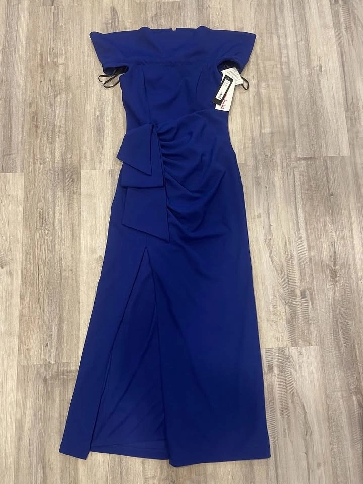 NWT Xscape Scuba Crepe Slit Dress (Sz 10p) - photo 3