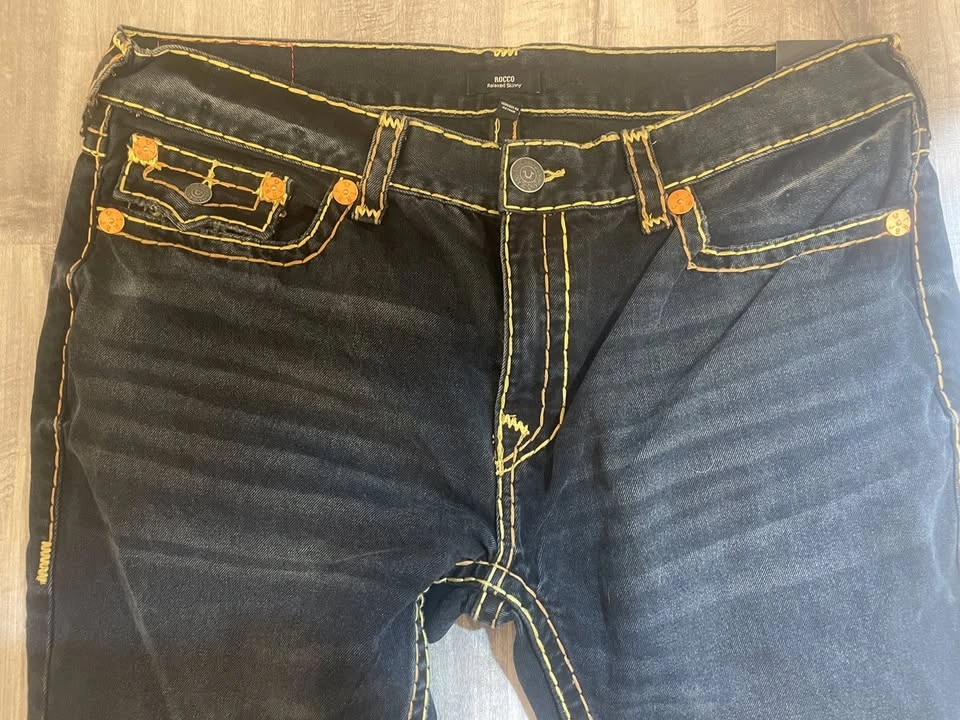 Men's True Religion Rocco Super T Flap Jeans (42x32) - photo 2