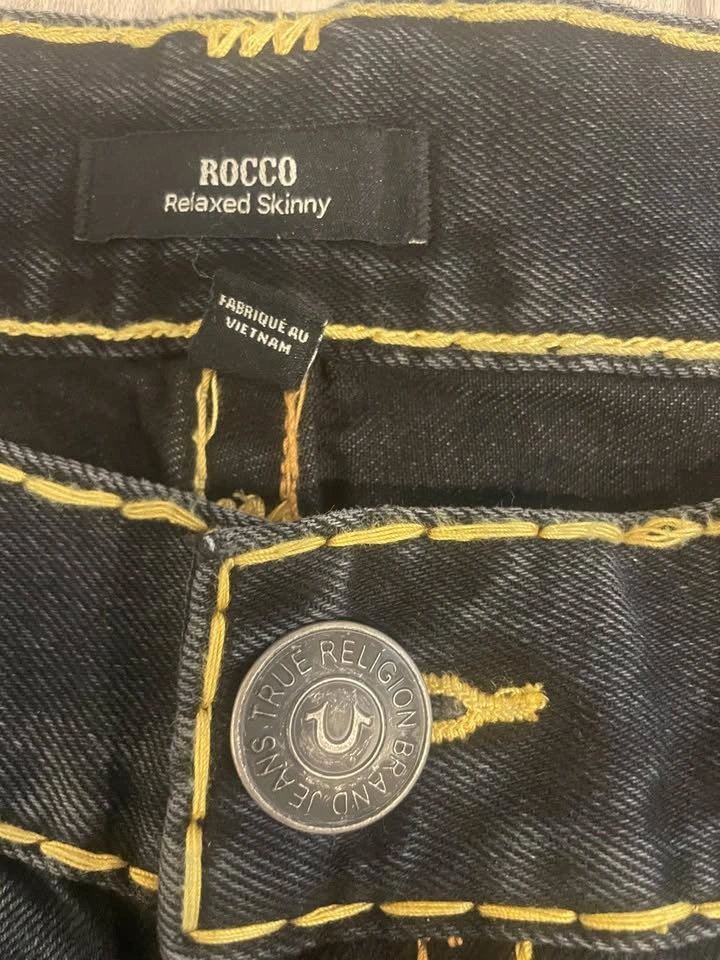 Men's True Religion Rocco Super T Flap Jeans (42x32) - photo 3