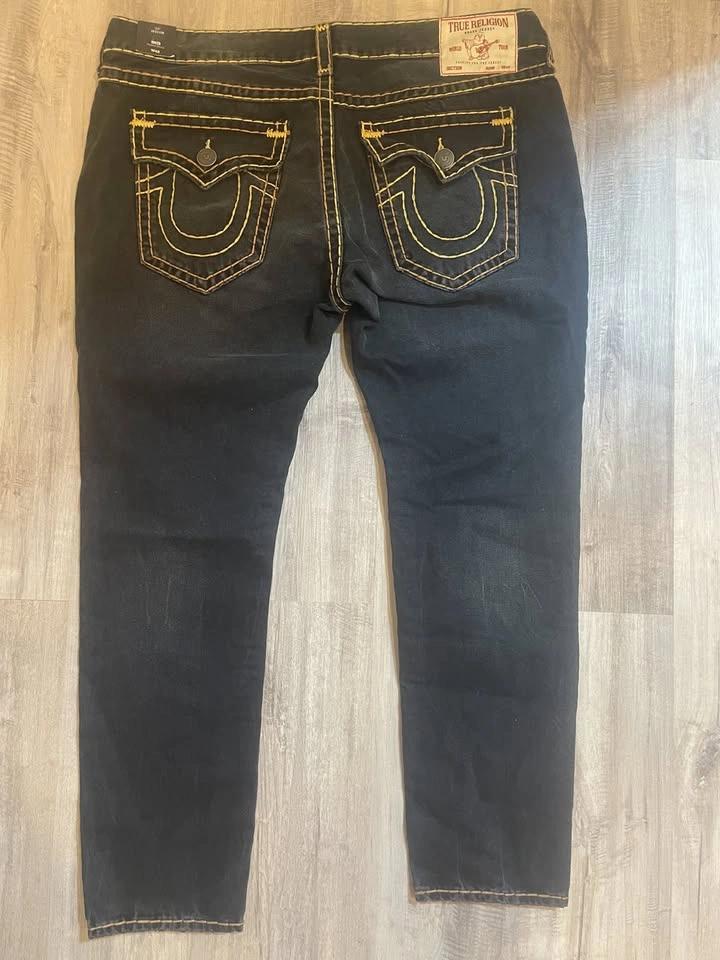 Men's True Religion Rocco Super T Flap Jeans (42x32) - photo 4