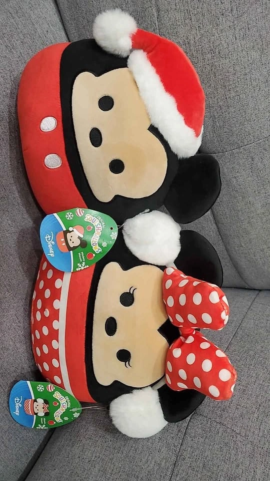 Squishmallows 8" Mickey & Minnie Mouse 2pk Plush Set - photo 2