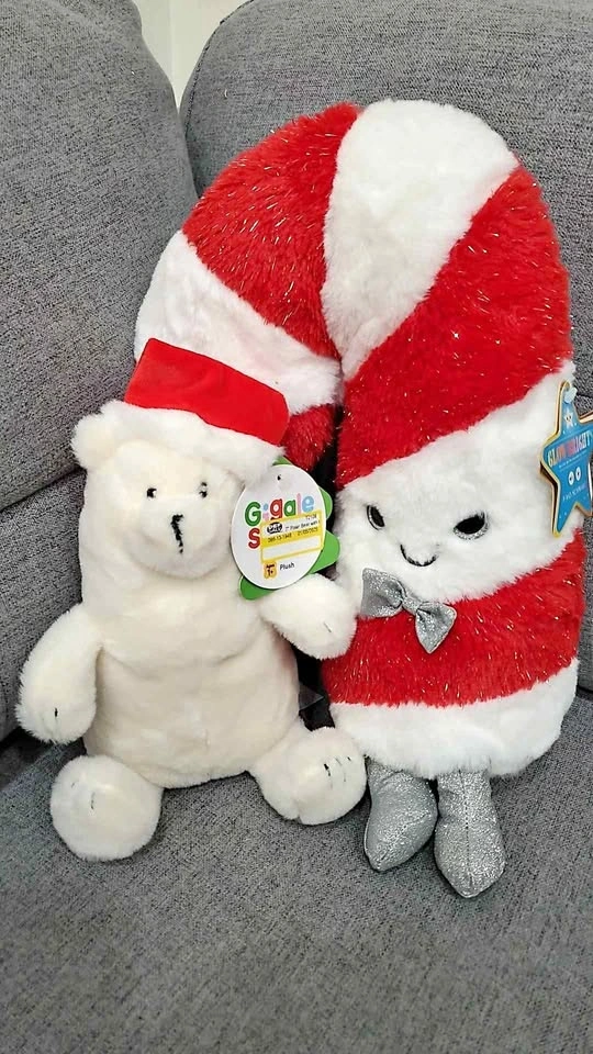 Set of 2 Christmas plush toys