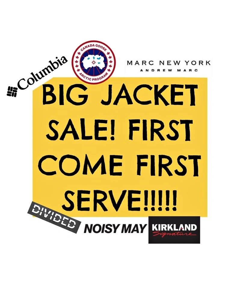 BIG JACKET SALE!!!!