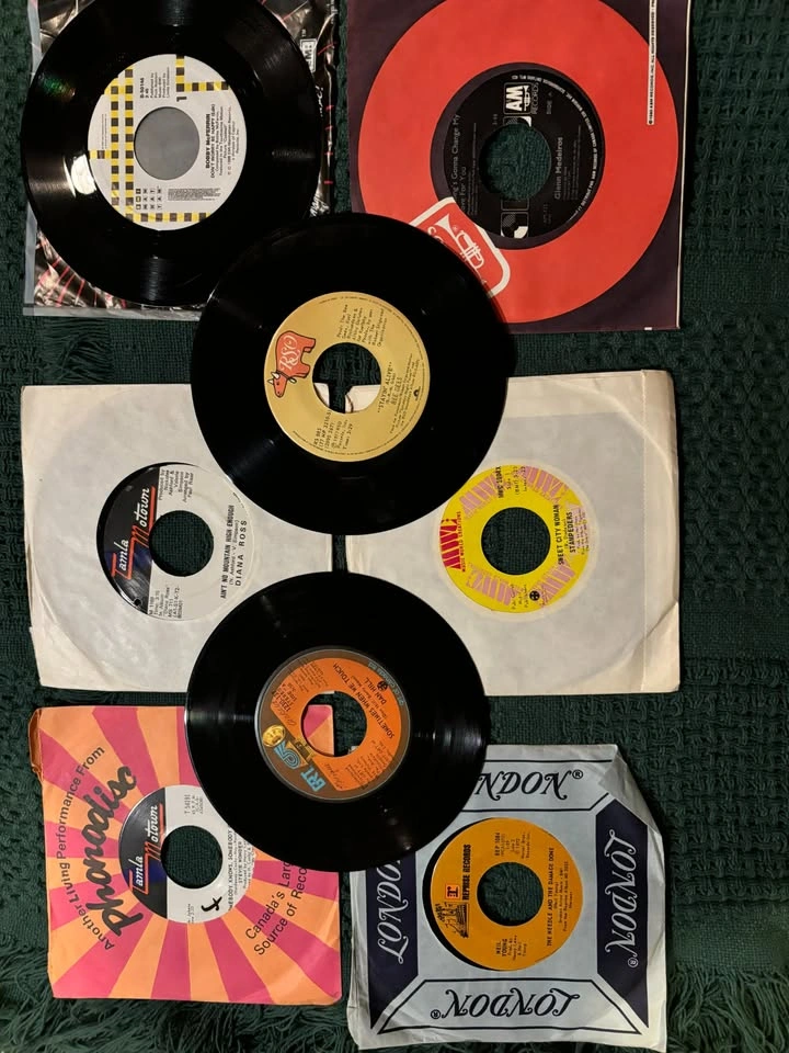 45 RPM Speed Vinyl Records