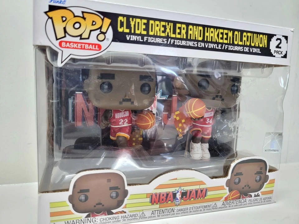Funko Pop! NBA JAM: Clyde Drexler & Hakeem Olajuwon 2-Pack - photo 2