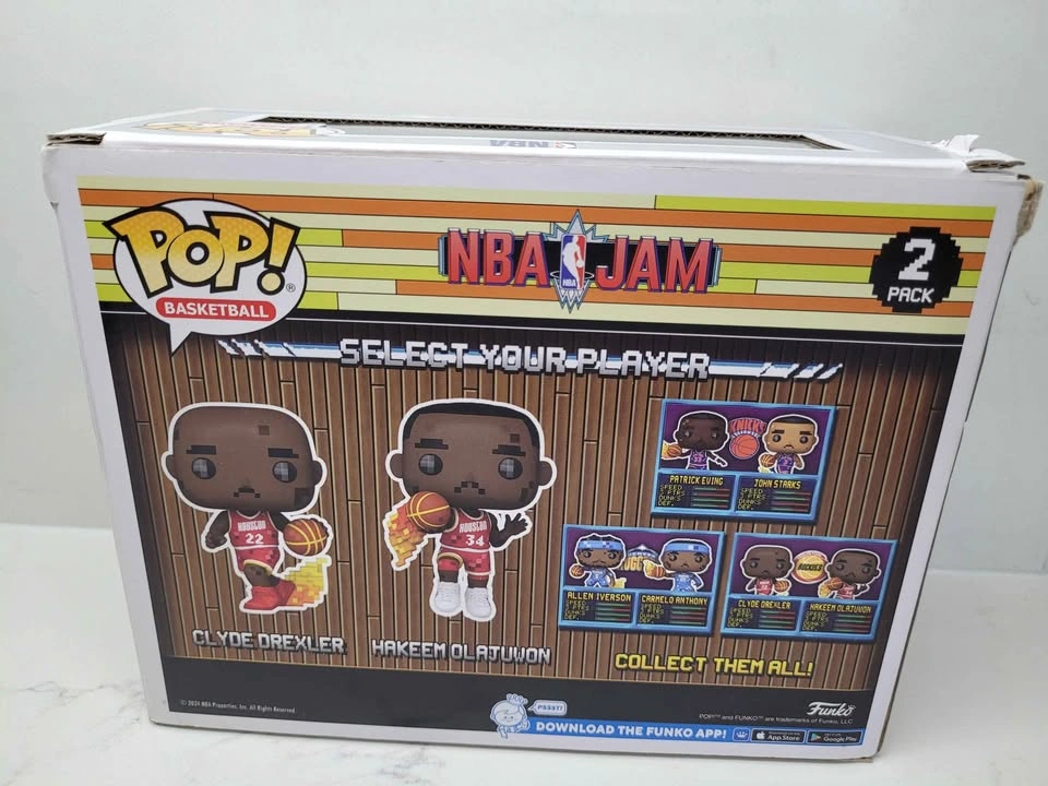 Funko Pop! NBA JAM: Clyde Drexler & Hakeem Olajuwon 2-Pack - photo 4