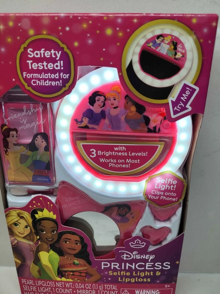 Disney Princess Selfie Light & Lip Gloss With Mirror - photo 2